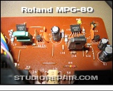 Roland MPG-80 - PSU * The internal PSU of the MPG-80 is energised by an unregulated voltage line from the MKS-80