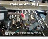 Roland RE-301 - Demagnetization * Degaussing the Tape Audio Heads