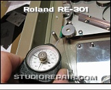 Roland RE-301 - Leaf Spring * Checking the Leaf Spring Contact Pressure