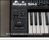 Roland SH-1 - Pitch Bender * Left Hand Controller Section