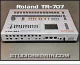 Roland TR-707 - Rear View * …