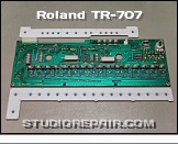 Roland TR-707 - Panel Board * Switch Board - Part No. 731360600 / PCB 2291097903