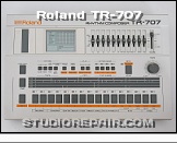 Roland TR-707 - Top View * …