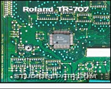 Roland TR-707 - Voicing Board * Hitachi HD6303XF Microcontroller