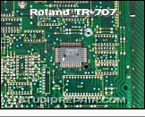 Roland TR-707 - Voicing Board * Roland RD63H114 Gate Array (ASIC)