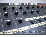 Roland TR-808 - Panel * …