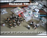 Roland TR-808 - Replacement * Old pots, new pots