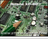 Roland XP-80 - Repair * A leaked surface mounted electrolytic capacitor