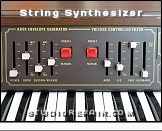 Solina String Synthesizer - Panel * Envelope and Filter Section