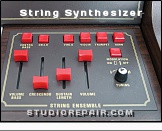 Solina String Synthesizer - Panel * Right Hand Controller - String Ensemble Selection
