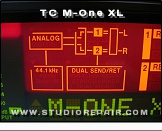 TC Electronic M-One XL - Routing * Algorithm routing