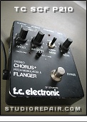 TC Electronic P210 Chorus - Top Panel * Perspective view