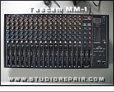 Tascam MM-1 - Panel * Mixer panel layout