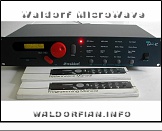 Waldorf MicroWave - Performance * …