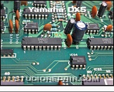 Yamaha DX5 - D/A Converter * PCB TGII Tone Generator Board - Rohm BA9221: 12-Bit D/A Converter