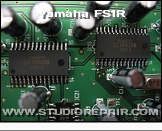 Yamaha FS1R - LC78834M DACs * Two Sanyo LC78834M 18-bit stereo DACs