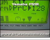 Yamaha FS1R - LCD Symbols * Some LCD Special Symbols