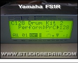 Yamaha FS1R - LCD * The FS1R's LCD in Action