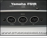 Yamaha FS1R - MIDI Jacks * MIDI Jacks