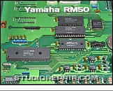 Yamaha RM50 - Circuit Board * Yamaha H8/520-Based Host Processor, System- and Program-RAM