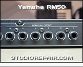 Yamaha RM50 - Rear Jacks * Individual Outputs