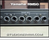 Yamaha RM50 - Rear Jacks * Trigger Inputs