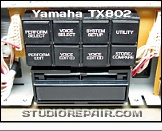 Yamaha TX802 - Front Panel * Mode Select Buttons & Cartridge Slot