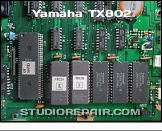 Yamaha TX802 - Main Board * Master CPU Hitachi HD63B03YP-N (XD245001) w/ EPROMs and RAMs