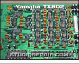 Yamaha TX802 - Analog Circuitry * Analog De-Multiplexer and Sample & Holds for Individual Channel Outputs