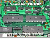 Yamaha TX802 - Tone Generator * Burr-Brown PCM54 16-Bit DAC, YM2604 OPSII FM Operator, YM3609 Envelope Generator & Slave CPU Hitachi HD63C03YP
