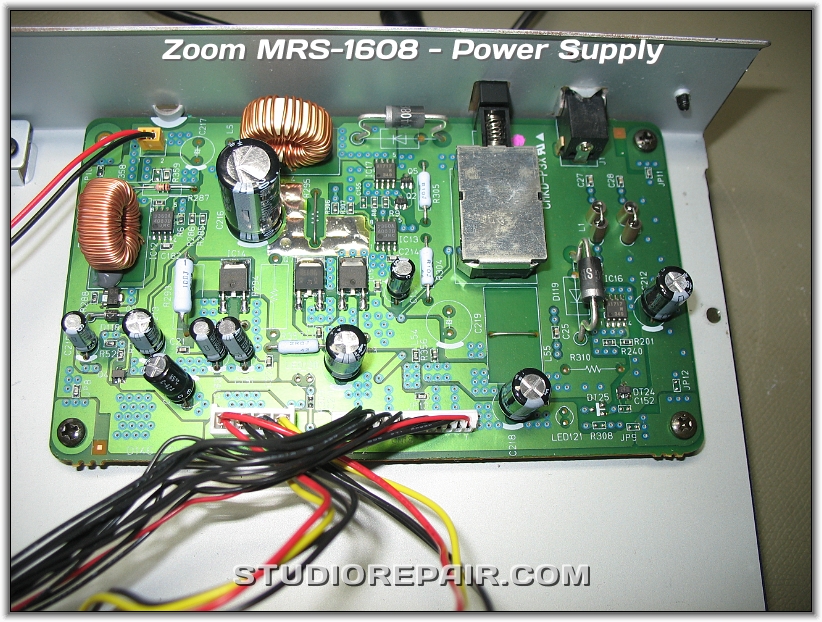 STUDIO REPAIR - Zoom MRS-1608 - Power Supply