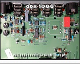 dbx 1066 - I/O Stages * TL074 (JFET-input), NE5532 and MC33078 operational amplifiers. Optional output transformer (by-passed with the two 0Ω resistors).