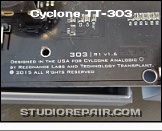 Cyclone Analogic TT-303 - Imprint * 303 | R1 V1.6 - Designed In The USA For Cyclone Analogic By Rezonance Labs And Technology Transplant