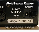KiwiTechnics Patch Editor - Power Supply * …