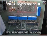 NED Synclavier II - Keyboard LEDs * LED register circuits on the keyboards panel board