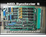 NED Synclavier II - Board SS7-284 * …