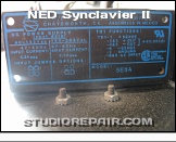 NED Synclavier II - PSU Type * One of two switched-mode power supply units. This one delivers up to 35A (!) DC at 5V